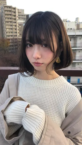ショート カラー 透明感カラー│ レイヤーヘア中居美樹のヘアスタイル