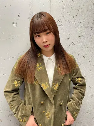 セミロング SAKURA/ CIEL福岡のヘアスタイル