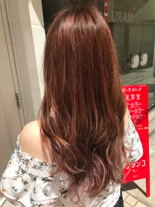 セミロング カラー Blanco Color&Careのヘアスタイル