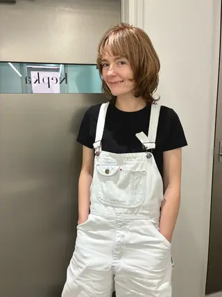 ミディアム KEPKA ヤマグチ 天神 今泉のヘアスタイル
