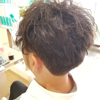 ショート パーマ メンズ 山内 佐江子のヘアスタイル