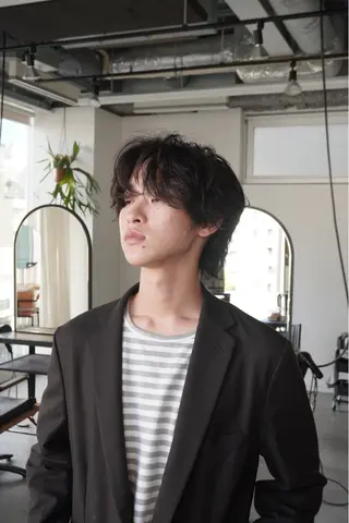 パーマ メンズ 渋谷パーマNo.1 うえちりくのヘアスタイル
