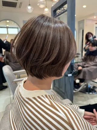 ショート ショート/ボブ アンドウ☺︎のヘアスタイル