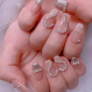 ネイル キラキラ🌸🌸🌸 nail ⭐️✨のネイルデザイン