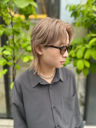 カラー メンズ 🩵DAICHI /デザイン特化🩵のヘアスタイル