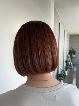 ミディアム おせ ちさとのヘアスタイル