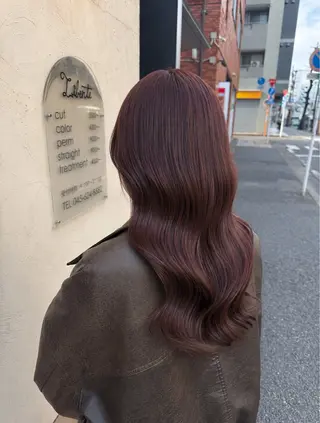 カラー 🍒暖色🍒髪質 改善_yura🐰のヘアスタイル