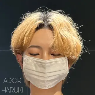 ヘアアレンジ メンズ 韓国ヘアADOR HARUKIのヘアスタイル