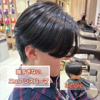 パーマ メンズ カルマ･ニュアンス/ 縮毛/レイヤーaoiのヘアスタイル