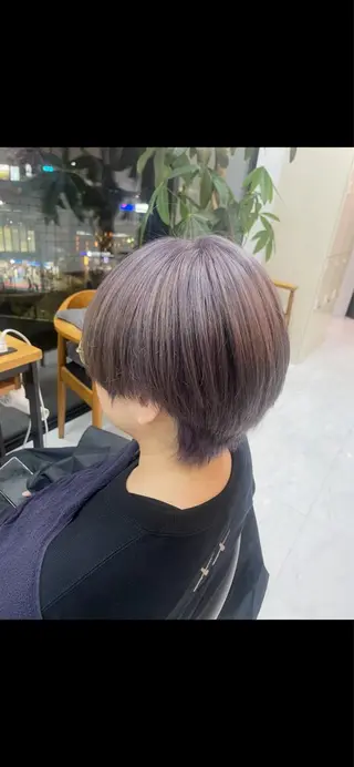 ショート カラー 赤み消しカラー /美 髪☘️Reika☘️のヘアスタイル