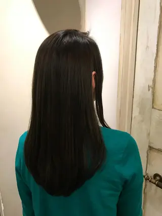 ロング カラー 韓国スタイル🇰🇷 annaのヘアスタイル