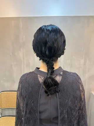 ヘアアレンジ 艶髪/ブリーチなし Wカラー🌺yuiのヘアスタイル