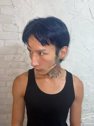 カラー メンズ デザインカラー🌈 メイク💄ヒカリ🌟のヘアスタイル