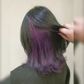 ミディアム カラー 💜Ayala 🌈SHIHO💜のヘアスタイル