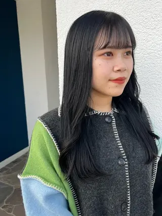 ロング letterby novel はるみのヘアスタイル
