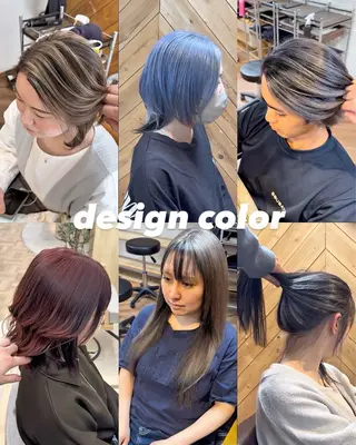カラー 藤本 あさひのヘアスタイル
