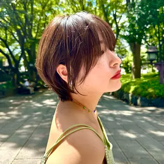 ショート 縮毛矯正/レイヤー taiga🧡のヘアスタイル