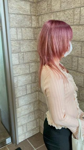ミディアム カラー 東條 克義のヘアスタイル