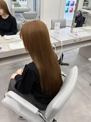 ロング カラー 🍀透明感ナチュラル カラー🍀じゅんのヘアスタイル
