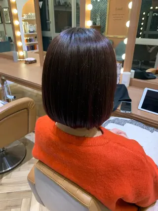 カラー オリーブ/みづき /ボブパーマ🤍のヘアスタイル