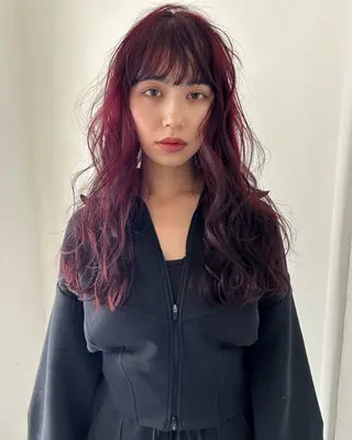 ロング カラー 村上雅人 ナチュラルモードのヘアスタイル