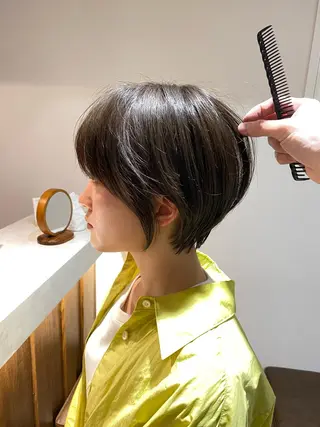 ショート カラー 🫧似合わせショート イシダ🫧のヘアスタイル