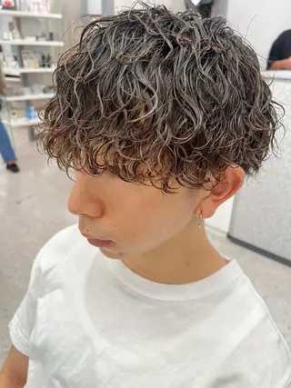 パーマ メンズ 🍐シャドウパーマ メンズ特化/守岡🍐のヘアスタイル