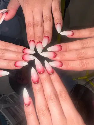 ネイル 33nail✴️栄 スミレ❇️Gel-xのネイルデザイン