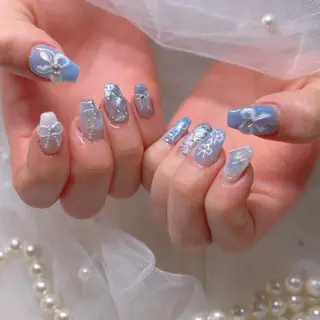 ネイル SAORI NAIL /長さ出し　スカルプのネイルデザイン