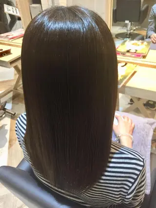 セミロング カラー 【艶髪、髪質改善✨】 Zina杉川のヘアスタイル