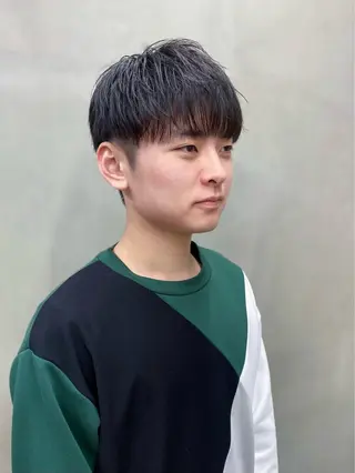 メンズ 安藤幹人 メンズパーマのヘアスタイル