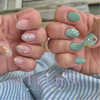 ネイル 推し｜概念｜流行 *new moon*のネイルデザイン