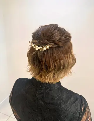 ヘアアレンジ 透明感ブラウンカラー 🫧レイヤー🩰好実のヘアスタイル