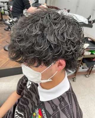 パーマ メンズ 京都河原町 メンズパーマ助川龍哉のヘアスタイル