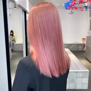 ミディアム カラー 🍒暖色✖️レイヤー /Haruna🍒のヘアスタイル