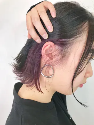 カラー 酸性ストレート/ブリ ーチなし/中村 匠のヘアスタイル
