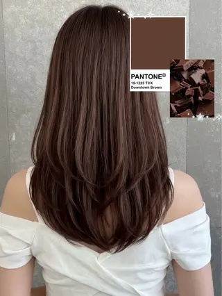 カラー saki /レイヤー / 髪質改善のヘアスタイル