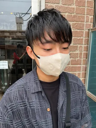 ショート カラー パーマ ヘアアレンジ メンズ キッズ ネイル マツエク・マツパ アイブロウ 久木原 ゆりのヘアスタイル