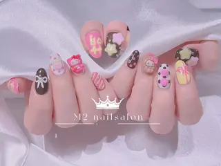 ネイル 長さだし専門店 M2 rikaのネイルデザイン