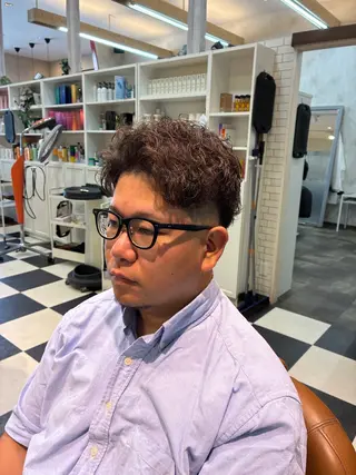 ショート パーマ メンズ 奈良/生駒/FEEL /ノガミトシキのヘアスタイル