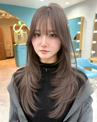 ロング 上谷 圭輝のヘアスタイル