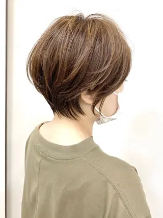 ショート カラー 藤田 祥平のヘアスタイル