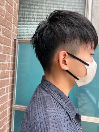 ショート カラー パーマ ヘアアレンジ メンズ キッズ ネイル マツエク・マツパ アイブロウ 久木原 ゆりのヘアスタイル