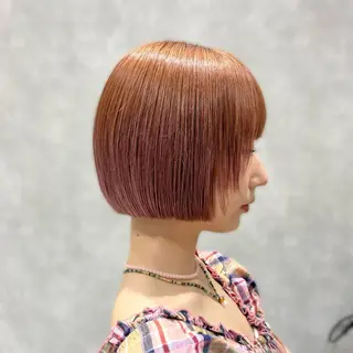 ショート 前髪XP/艶カラー /🎀Ayuka🎀のヘアスタイル