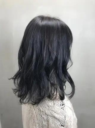 ミディアム カラー 【透明感、艶髪】西村 有司のヘアスタイル