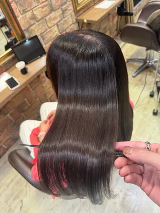 ロング 古川 流久のヘアスタイル