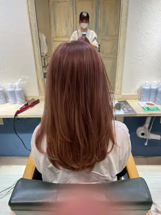 ロング カラー たけかわ みずきのヘアスタイル