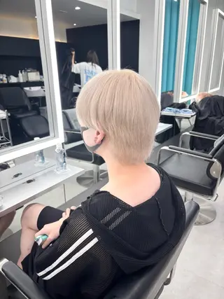 ショート カラー メンズ TACE AYANOのヘアスタイル