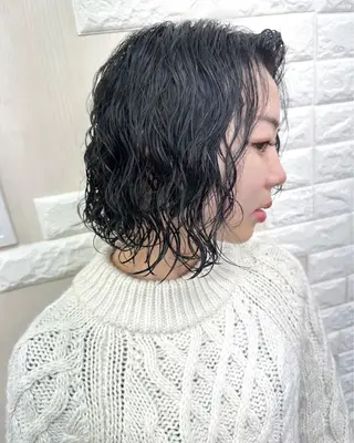 ショート パーマ 🌈miu miu hair✂️💕のヘアスタイル