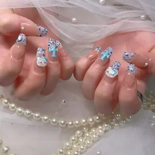 ネイル SAORI NAIL /長さ出し　スカルプのネイルデザイン